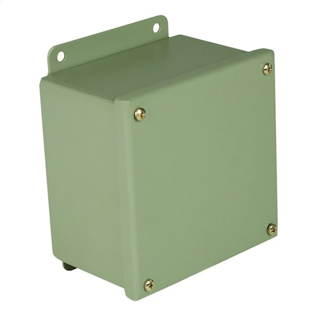 Wiegmann Captive Screws Electrical Enclosures, 8 in H, 6 in D, 6 in W, 12, Carbon Steel B080606SC